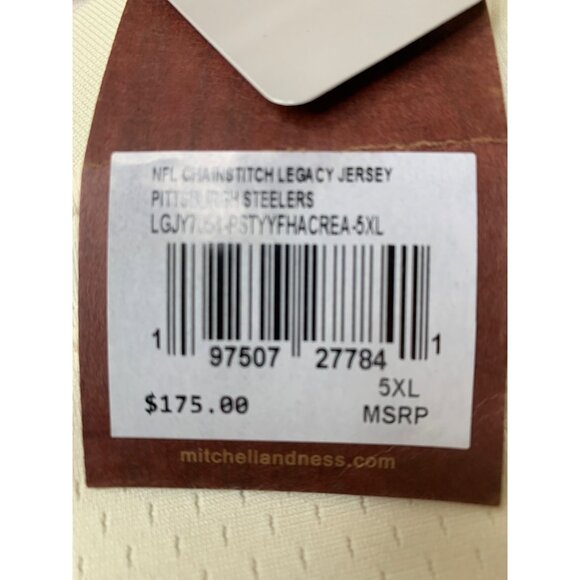 Mitchell & Ness Harris Pittsburgh Steelers Throwback Jersey NFL 5XL 10033 - Picture 4 of 16